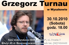 WOK "Hutnik" zaprasza na koncert Grzegorza Turnaua